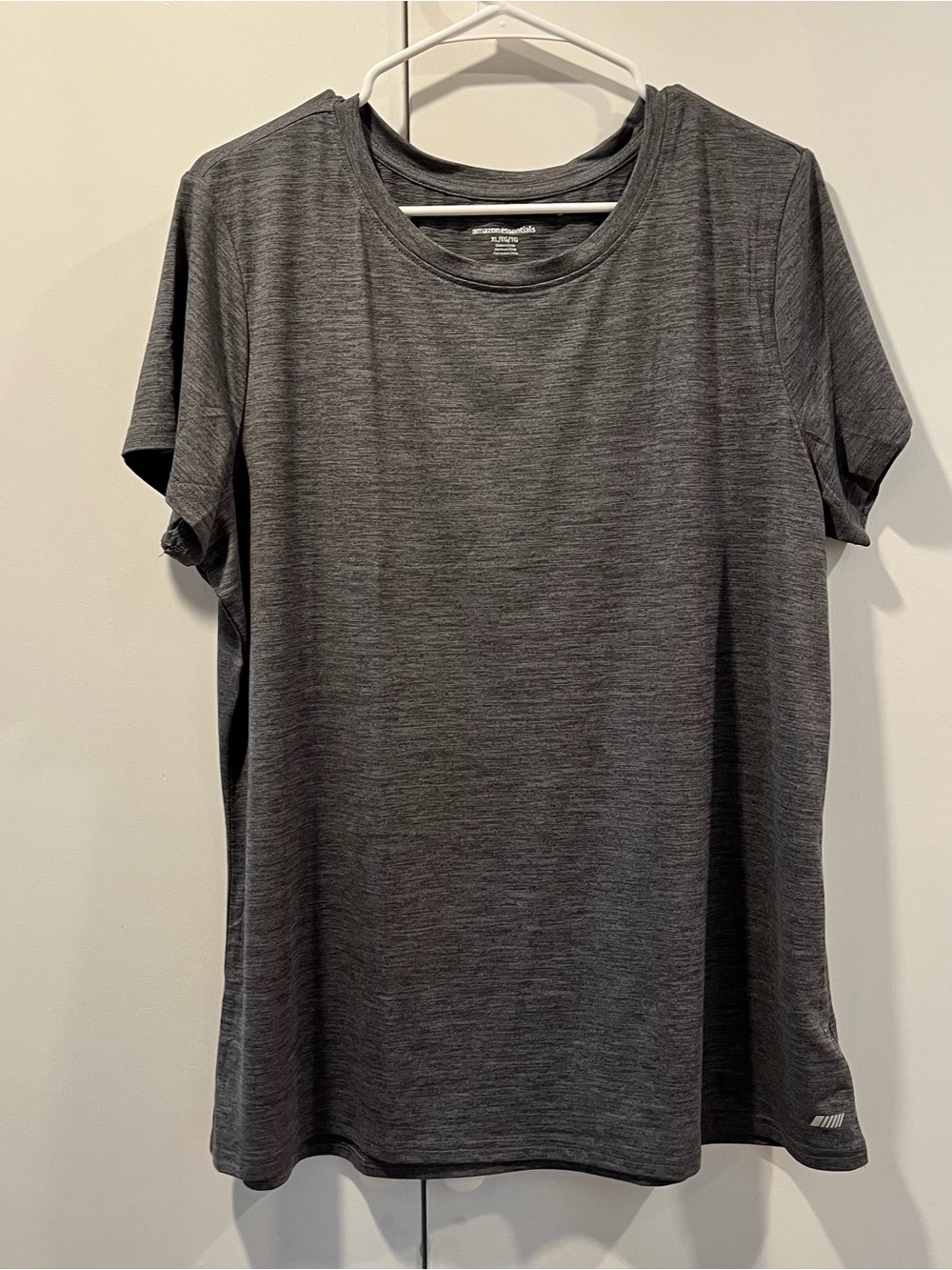 Amazon Essentials Women's Dark Gray Short-Sleeve Crew Tee